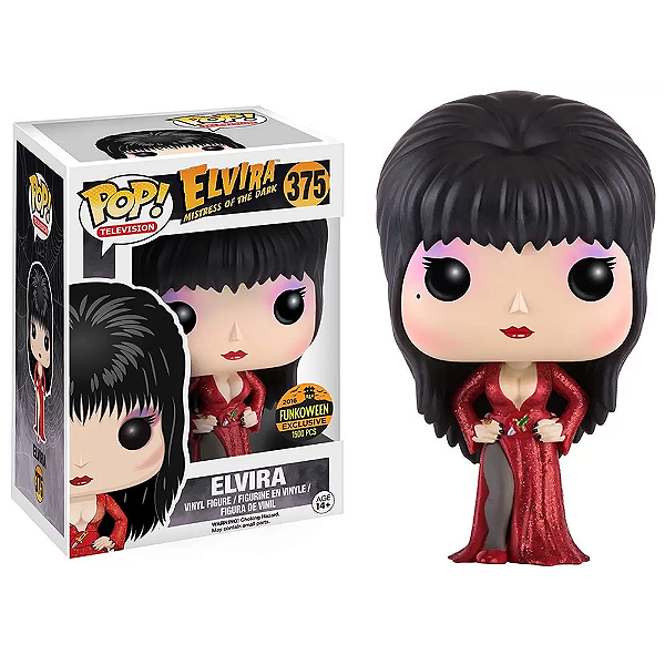 Funko Pop! Television Elvira Mistress Of The Dark Elvira 375 Exclusivo