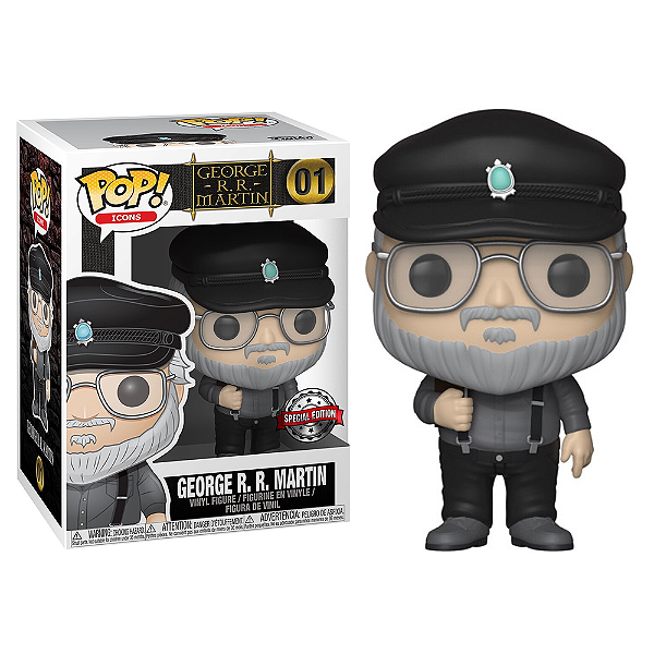 Funko Pop! Icons George R. R. Martin 01 Exclusivo