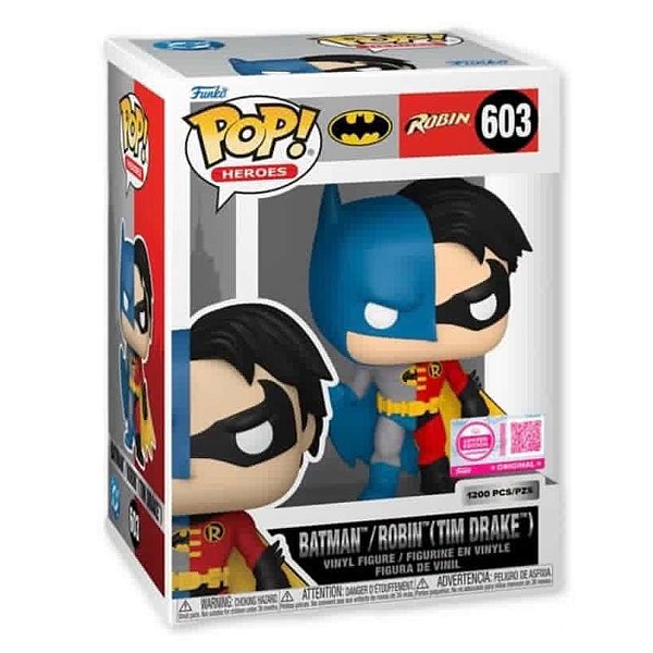 Funko Pop! DC Comics Batman / Robin Tim Drake 603 Exclusivo 1200 Pcs