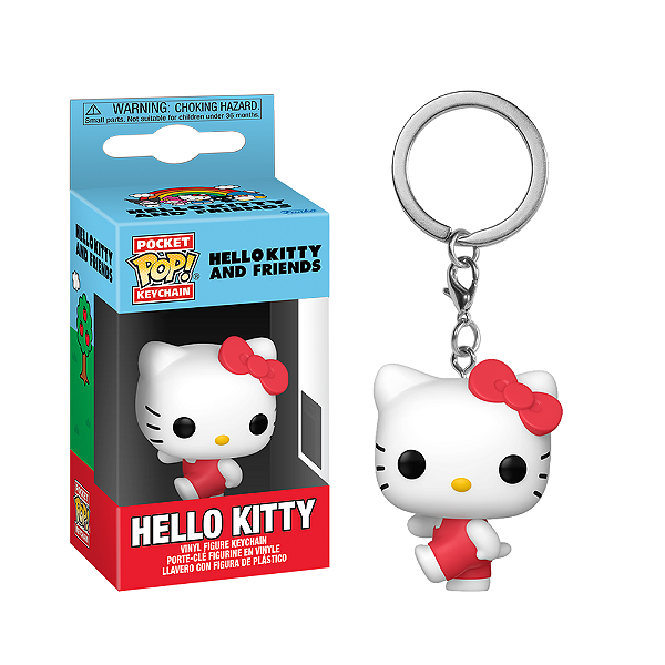 Funko Pop! Keychain Chaveiro Sanrio Hello Kitty And Friends Hello Kitty