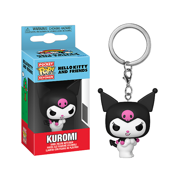 Funko Pop! Keychain Chaveiro Sanrio Hello Kitty And Friends Kuromi