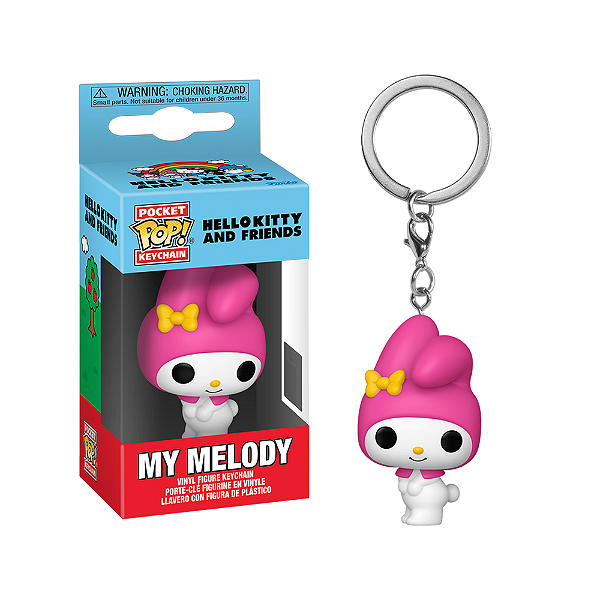 Funko Pop! Keychain Chaveiro Sanrio Hello Kitty And Friends My Melody