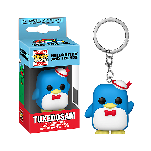 Funko Pop! Keychain Chaveiro Sanrio Hello Kitty And Friends Tuxedosam