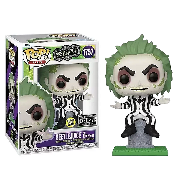 Funko Pop! Plus Beetlejuice / Os Fantasmas Se Divertem Beetlejuice 1757 Exclusivo Glow