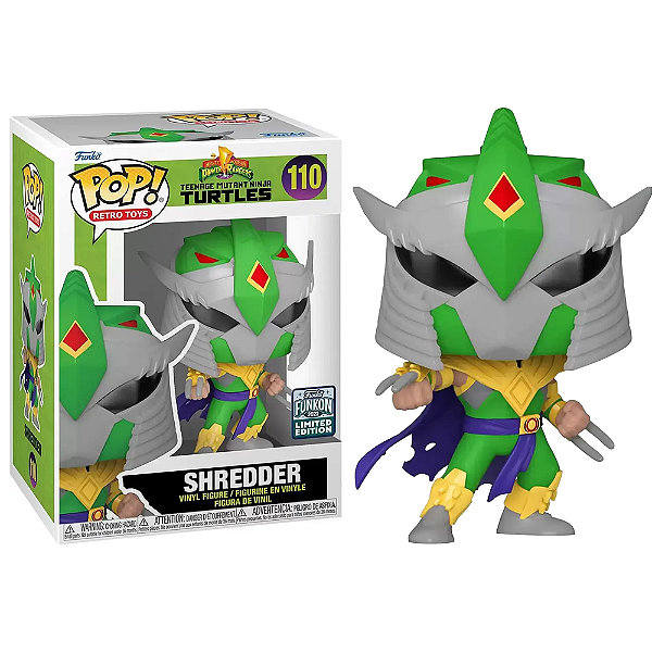 Funko Pop! Retro Toys As Tartarugas Ninjas Shredder 110 Exclusivo