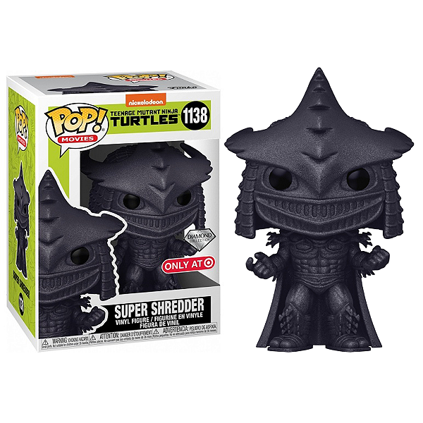 Funko Pop! Filme As Tartarugas Ninjas Super Shredder 1138 Exclusivo Diamond