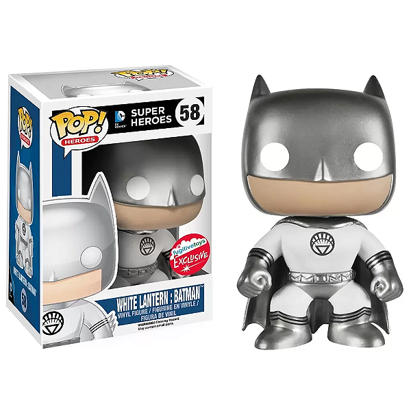 Funko Pop! Dc Comics Batman White Lantern Batman 58 Exclusivo