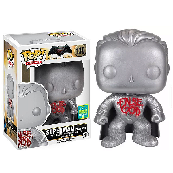 Funko Pop! DC Comics Batman VS Superman False God 130 Exclusivo