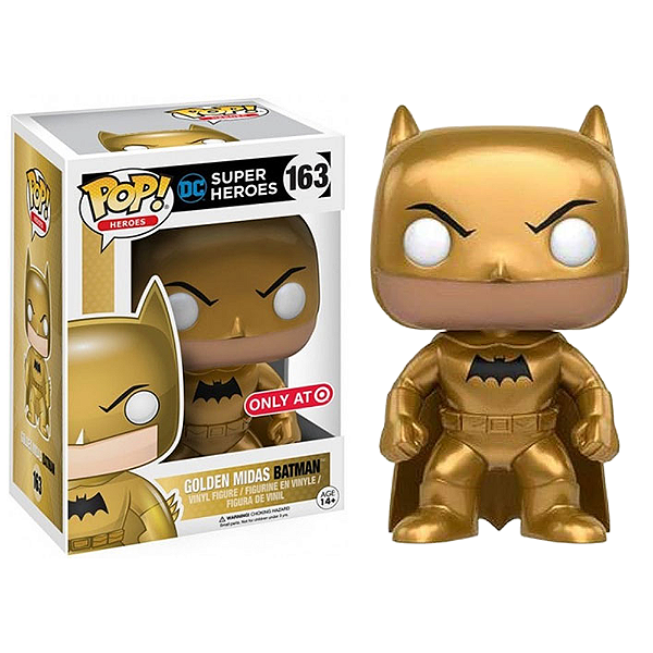 Funko Pop! Dc Comics Batman Golden Midas Batman 163 Exclusivo