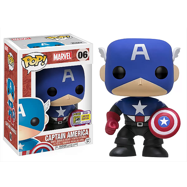 Funko Pop! Marvel Capitao America / Captain America 06 Exclusivo