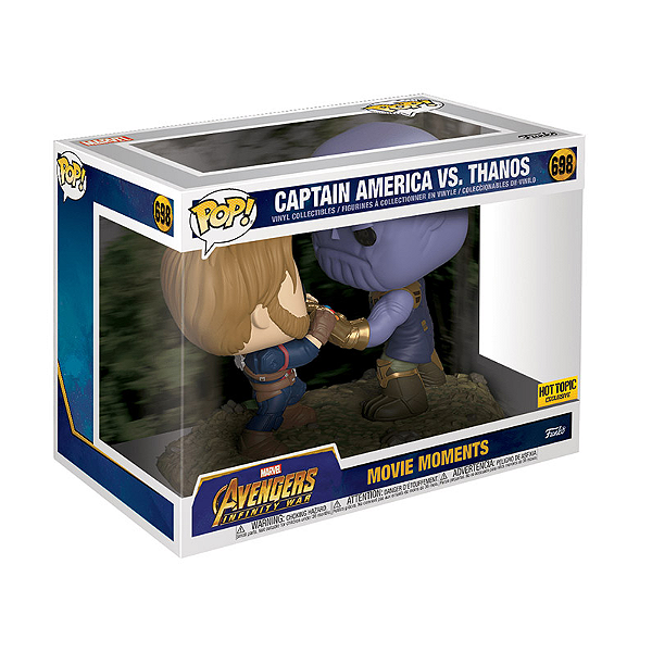 Funko Pop! Marvel Movie Moments Captain America Vs Thanos 698 Exclusivo
