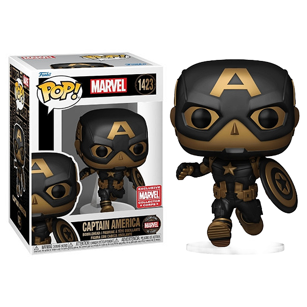 Funko Pop! Marvel Capitão America Captain America 1423 Exclusivo