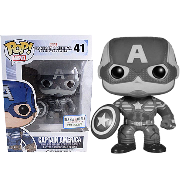 Funko Pop! Marvel Capitao America Captain America 41 Exclusivo