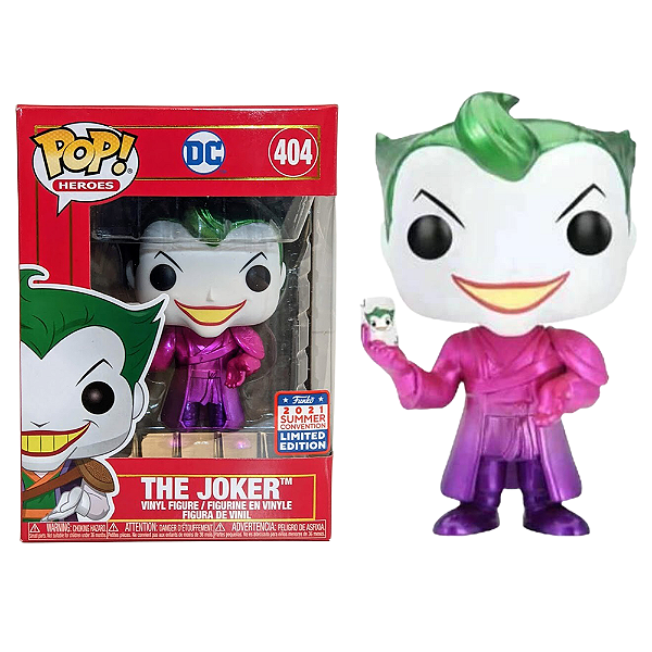 Funko Pop! Dc Comics Coringa / The Joker 404 Exclusivo Metallic