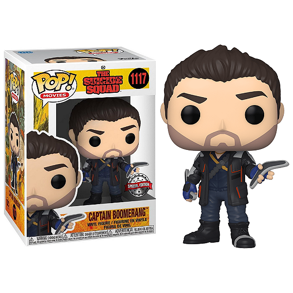 Funko Pop! Dc Comics Esquadrao Suicida Captain Boomerang 1117 Exclusivo