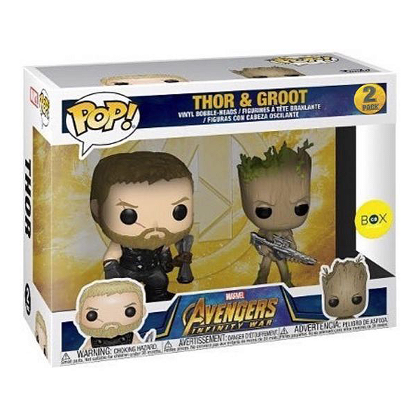 Funko Pop! Marvel Avengers Infinity War Thor & Groot 2 Pack Exclusivo