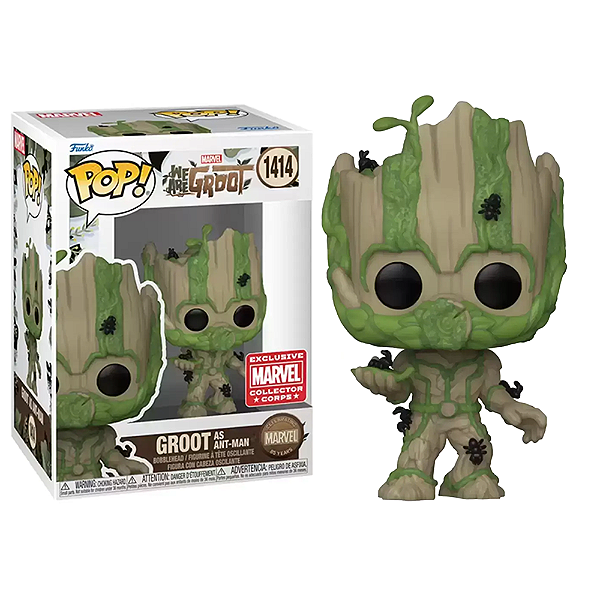 Funko Pop! Marvel I Am Groot As Ant-Man 1414 Exclusivo