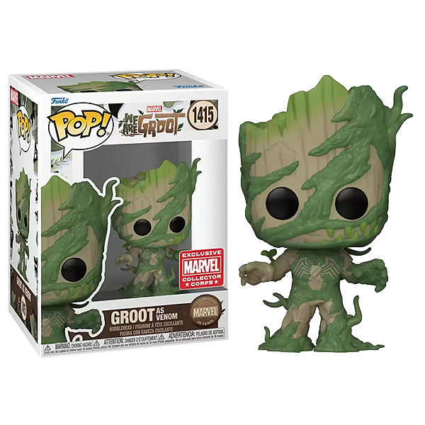 Funko Pop! Marvel I Am Groot As Venom 1415 Exclusivo
