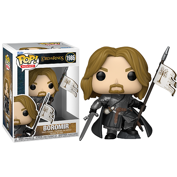 Funko Pop! Filme O Senhor Dos Aneis Boromir 1986