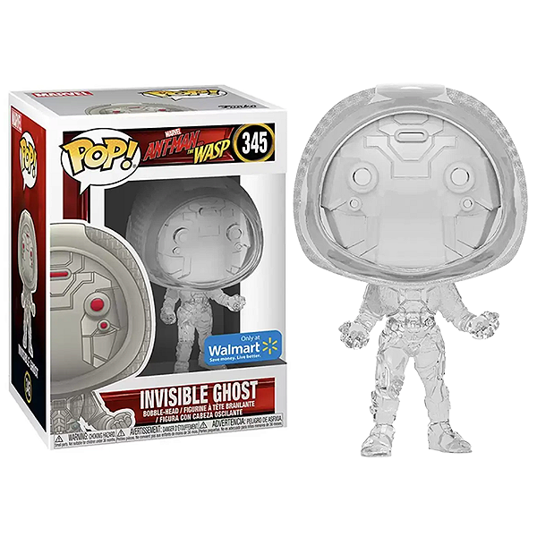 Funko Pop! Marvel Homem Formiga E A Vespa Invisible Ghost 345 Exclusivo