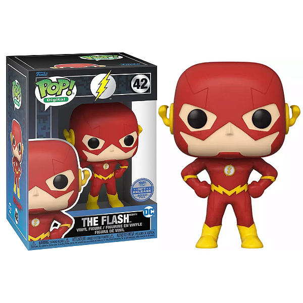 Funko Pop! Digital NFT Dc Comics The Flash Rebirth 42 Exclusivo 2050 Pcs