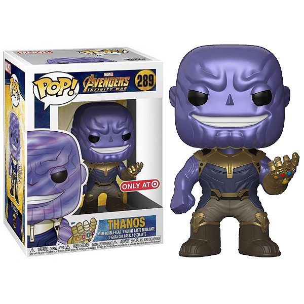 Funko Pop! Marvel Avengers Thanos 289 Exclusivo Metallic
