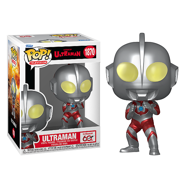 Funko Pop! Television Ultraman 1870 Exclusivo Metallic