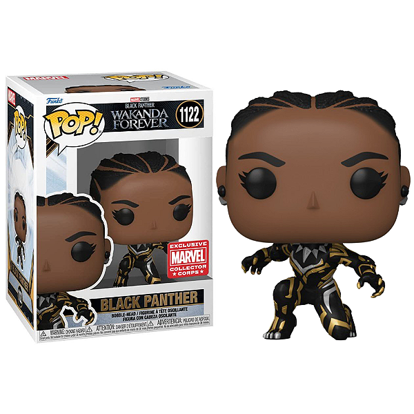 Funko Pop! Marvel Wakanda Forever Black Panther 1122 Exclusivo