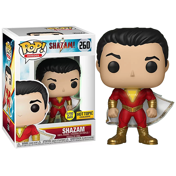 Funko Pop! DC Comics Shazam 260 Exclusivo Glow
