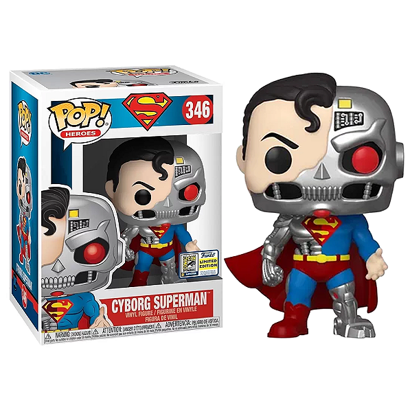 Funko Pop! DC Comics Cyborg Superman 346 Exclusivo