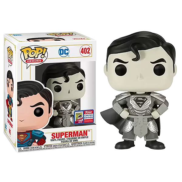 Funko Pop! Dc Comics Superman 402 Exclusivo Black And White