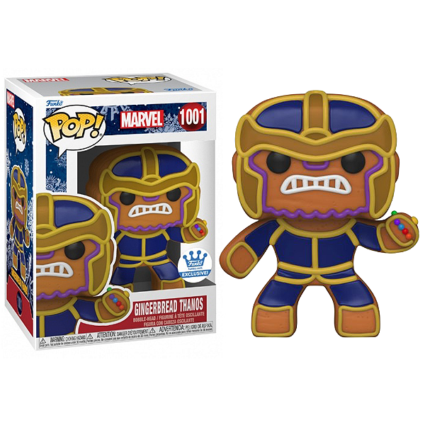 Funko Pop! Marvel Os Vingadores Gingerbread Thanos 1001 Exclusivo