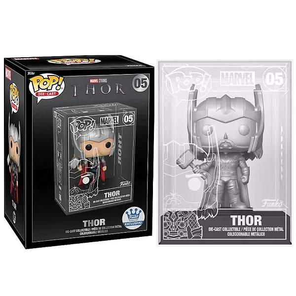 Funko Pop! Die-Cast Marvel Thor 05 Exclusivo