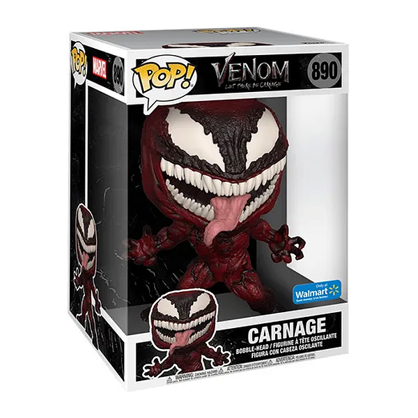 Funko Pop! Marvel Venom Carnage 890 Exclusivo 10 Polegadas