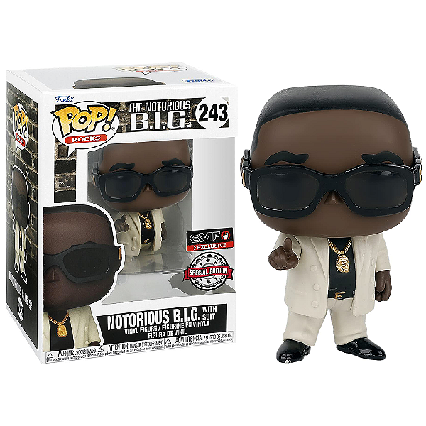 Funko Pop! Rocks The Notorious BIG With Suit 243 Exclusivo