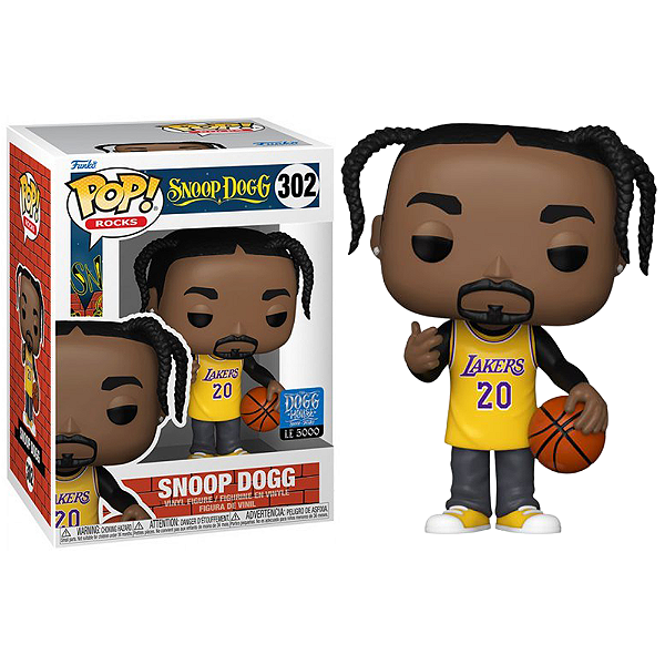 Funko Pop! Rocks Snoop Dogg 302 Exclusivo 5000 Pcs