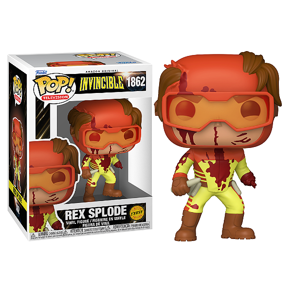 Funko Pop! Television Invencível / Invincible Rex Splode 1862 Exclusivo Chase