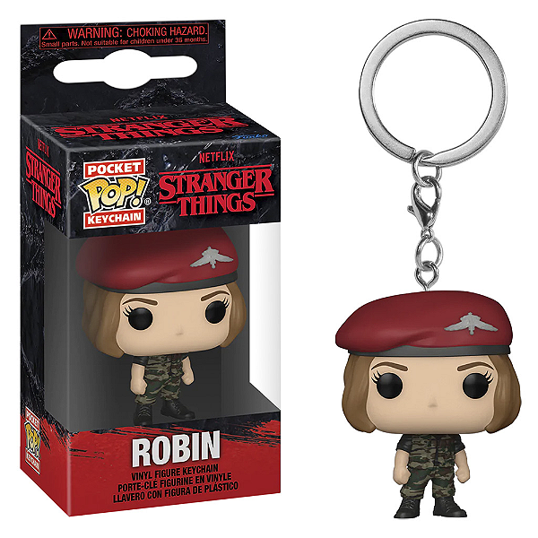Funko Pop! Chaveiro Keychain Stranger Things Robin