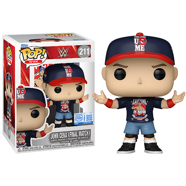 Funko Pop! WWE John Cena Final Match 211 Exclusivo [ PRE VENDA MAIO 2026]