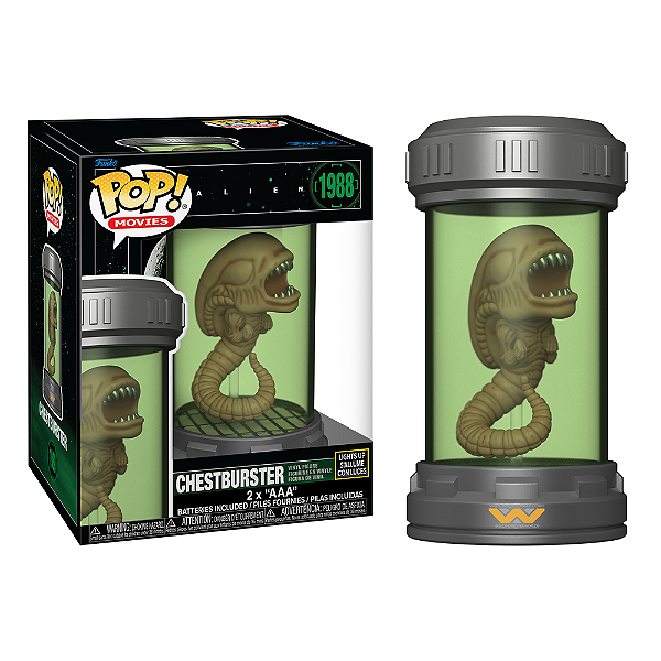 Funko Pop! Filme Alien Chestburster 1988 Acende Luz