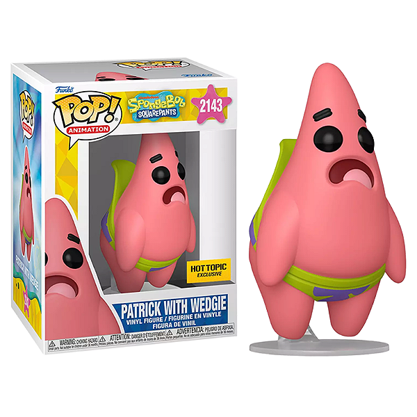Funko Pop! Animation Bob Esponja Patrick With Wedgie 2143 Exclusivo