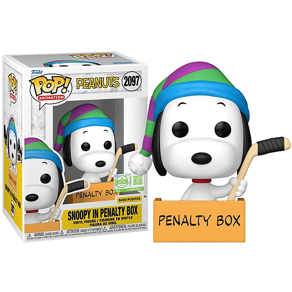 Funko Pop! Animation Peanuts Snoopy In Penalty Box 2097 Exclusivo