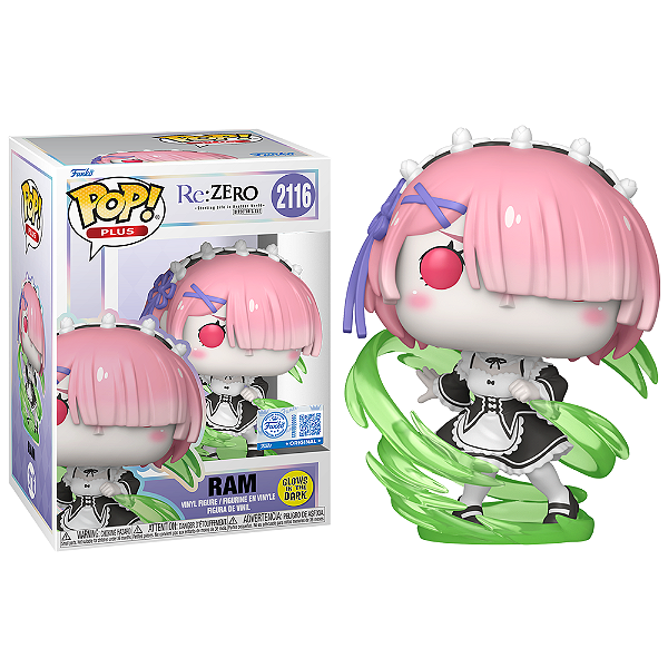 Funko Pop! Plus Animation Re:ZERO Ram 2116 Exclusivo Glow