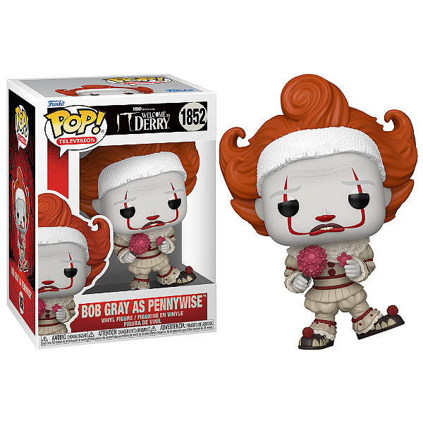 Funko Pop! Television IT Bem Vindos A Derry / Bob Gray As Pennywise 1852