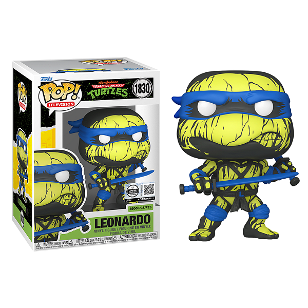 Funko Pop! Television As Tartarugas Ninja Leonardo 1830 Exclusivo 3500 Pcs