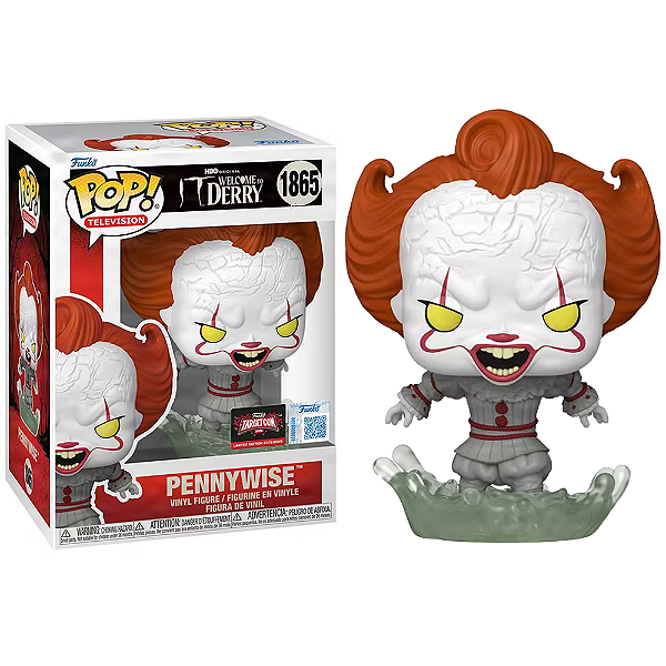 Funko Pop! Television Terror It: Bem-Vindos a Derry Pennywise 1865 Exclusivo