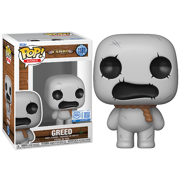 Funko Pop! Games The Binding Of Isaac Greed 1181 Exclusivo