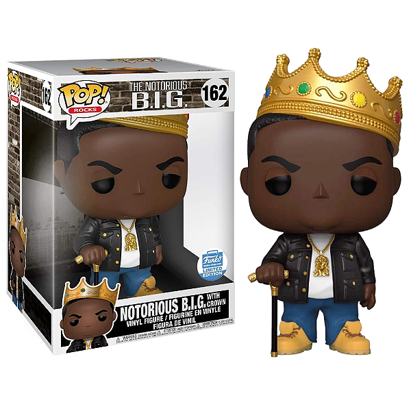 Funko Pop! Rocks The Notorious BIG With Crown 162 Exclusivo