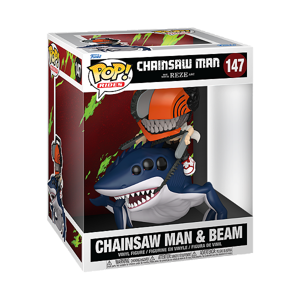 Funko Pop! Rides Animation Chainsaw Man Chainsaw Man & Beam 147