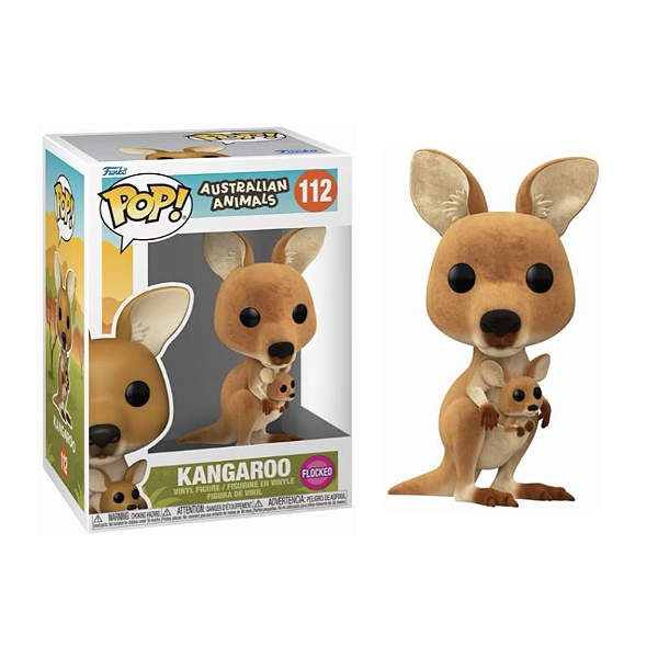 Funko Pop! Australian Animals Kangaroo 112 Exclusivo Flocked